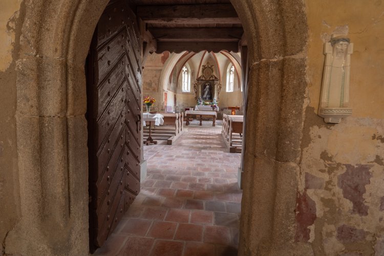 Interior of the church