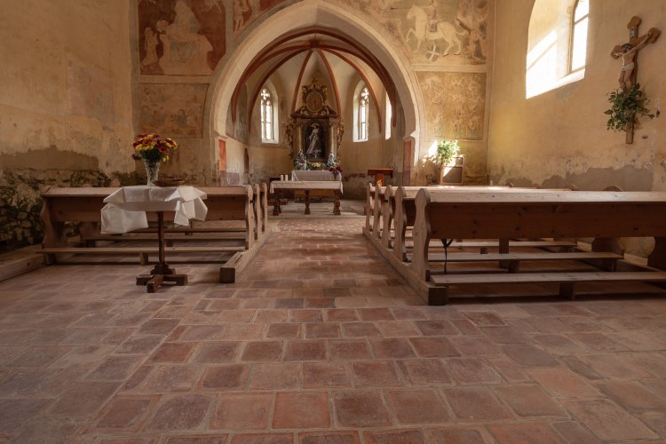 Interior of the church
