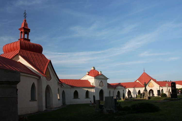 Corridors around the Church of St. John of Nepomuk