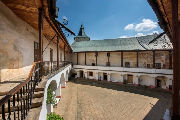 Corridors in the castle