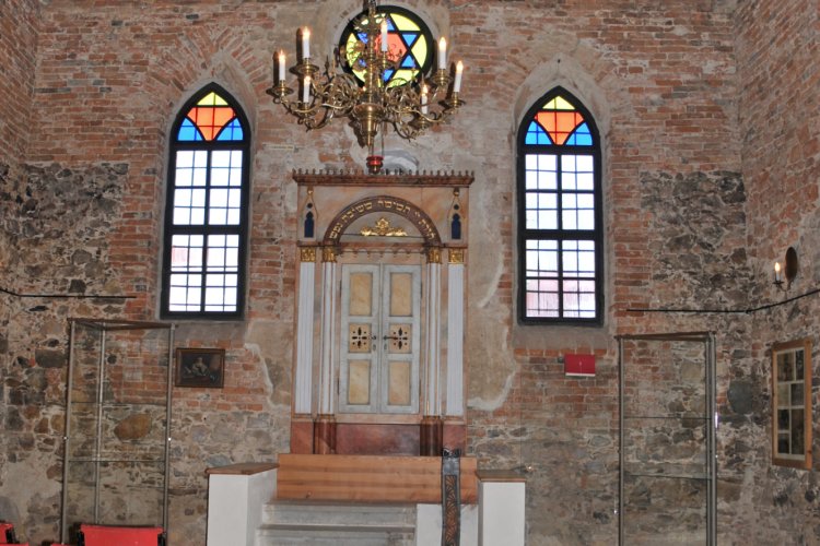 Interior of the synagogue