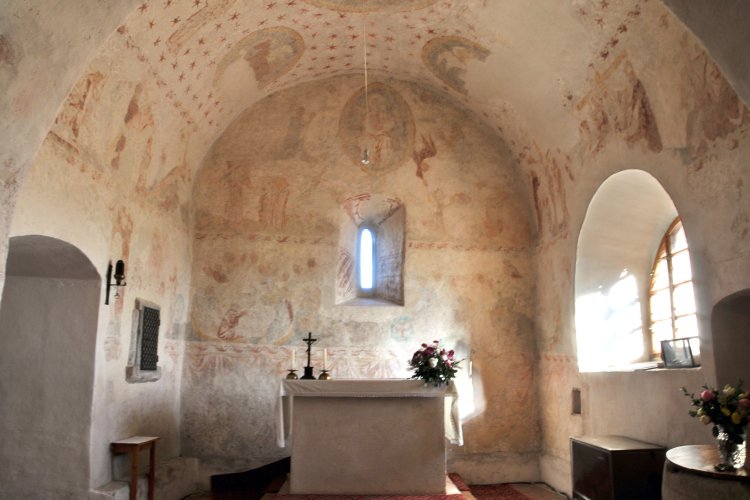 Interior of the church