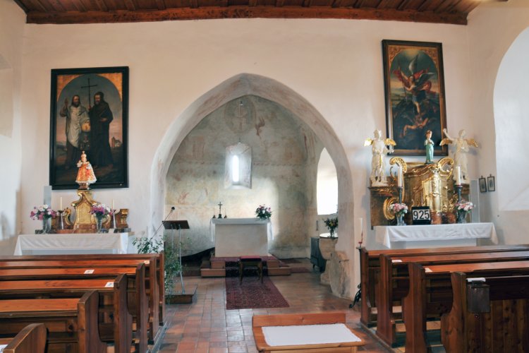 Interior of the church