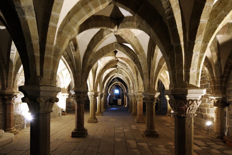 Trebic - crypt, St. Procopius Basilica
