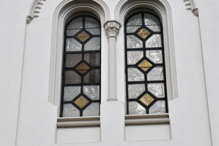 Detail of the synagogue window