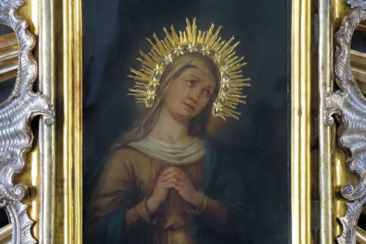 The painting of St. Anne in the Church of St. Peter and Paul